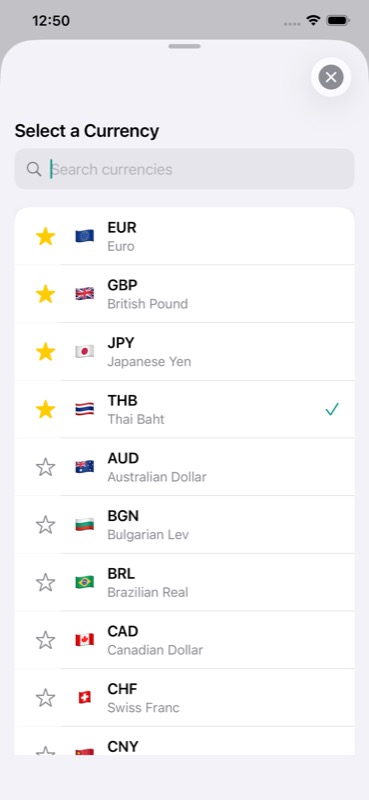 31 Supported Currencies